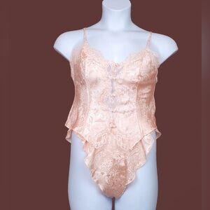 Victoria's Secret Peach Lace Chemise